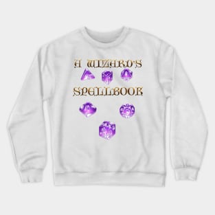 A Wizard's spellbook Crewneck Sweatshirt